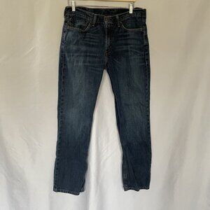 Levis 514 Mens Jeans W34 X L38 Straight Fit Denim Blue